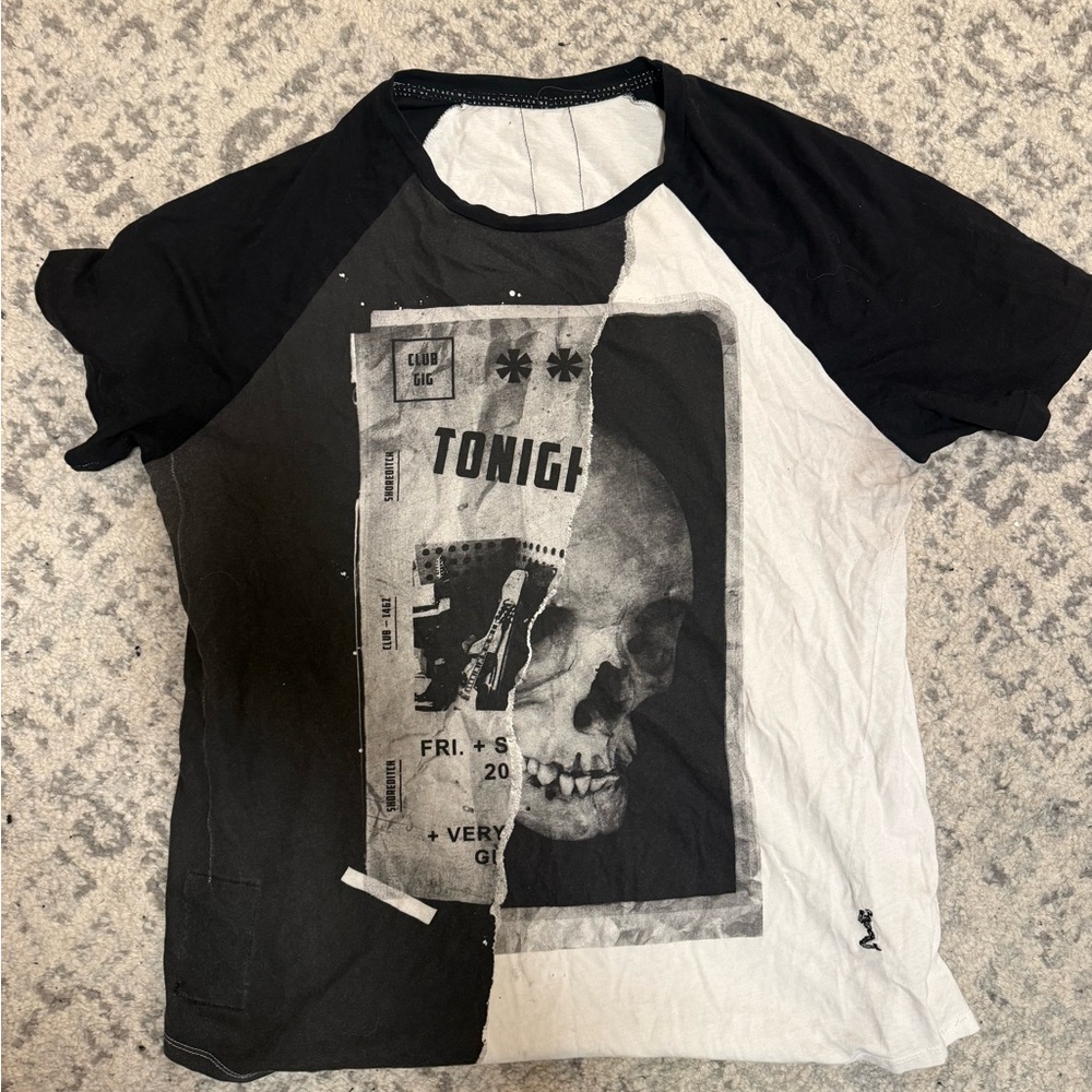 Black and White Graphic Tee